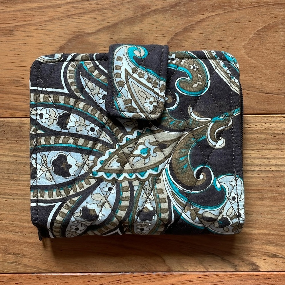 Paisley Quilted Wallet